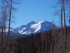 Gore Range Mountains in Summit County, CO