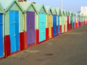 Beach Huts -Brighton